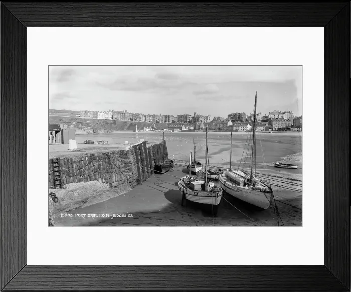 Framed Print : Boats at Port Erin Framed Print : Boats at Port Erin