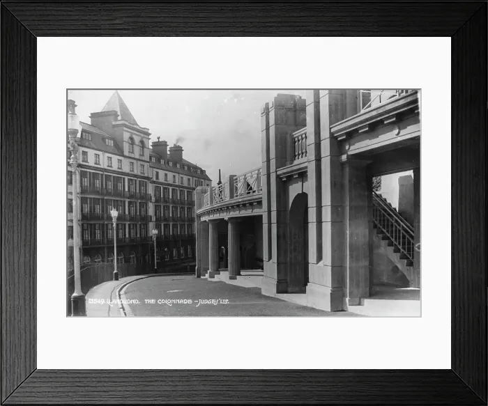Framed Print : The Colonnade in Llandudno Framed Print : The Colonnade in Llandudno