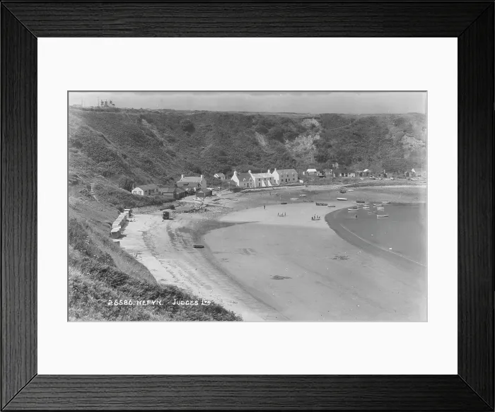 Framed Print : Nefyn Beach Scene Framed Print : Nefyn Beach Scene