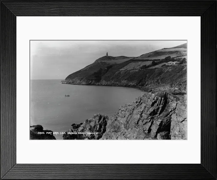 Framed Print : Scenic View of Bradda Head Framed Print : Scenic View of Bradda Head