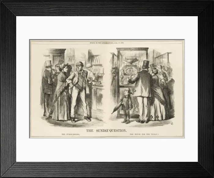 Framed Print : The Sunday Question Framed Print : The Sunday Question