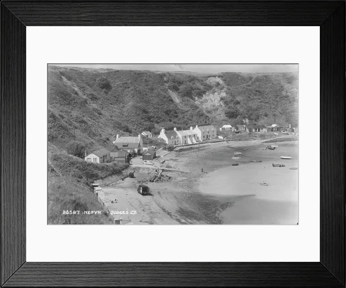 Framed Print : Coastal View of Nefyn Framed Print : Coastal View of Nefyn