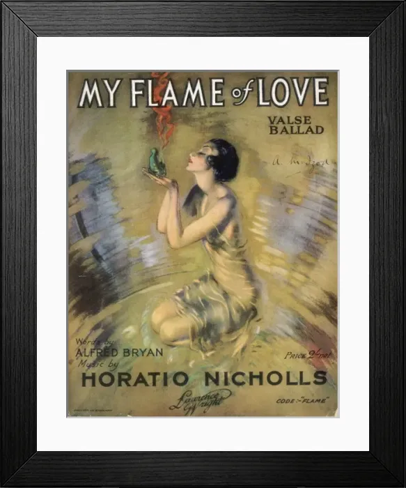 Framed Print : My Flame of Love Framed Print : My Flame of Love