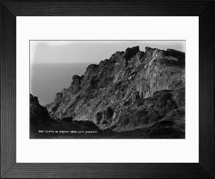 Framed Print : Cliffs at Bradda Head Framed Print : Cliffs at Bradda Head