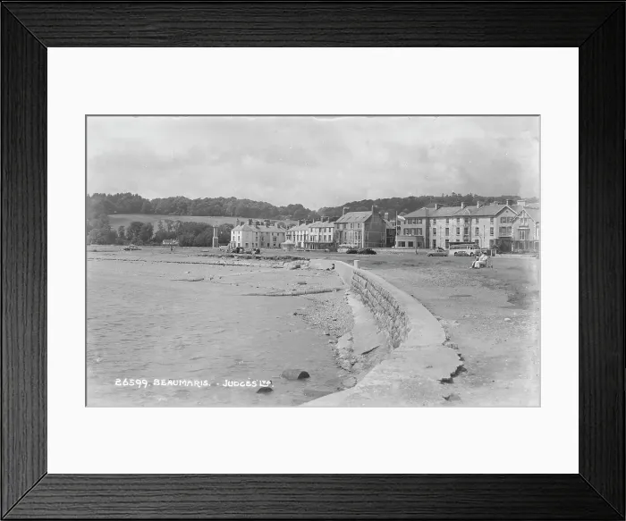 Framed Print : Seaside View of Beaumaris Framed Print : Seaside View of Beaumaris