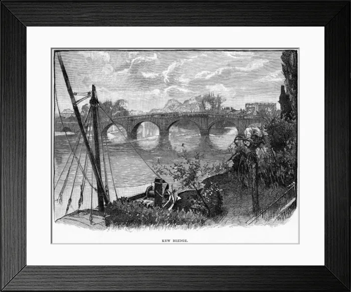 Framed Print : KEW BRIDGE Framed Print : KEW BRIDGE