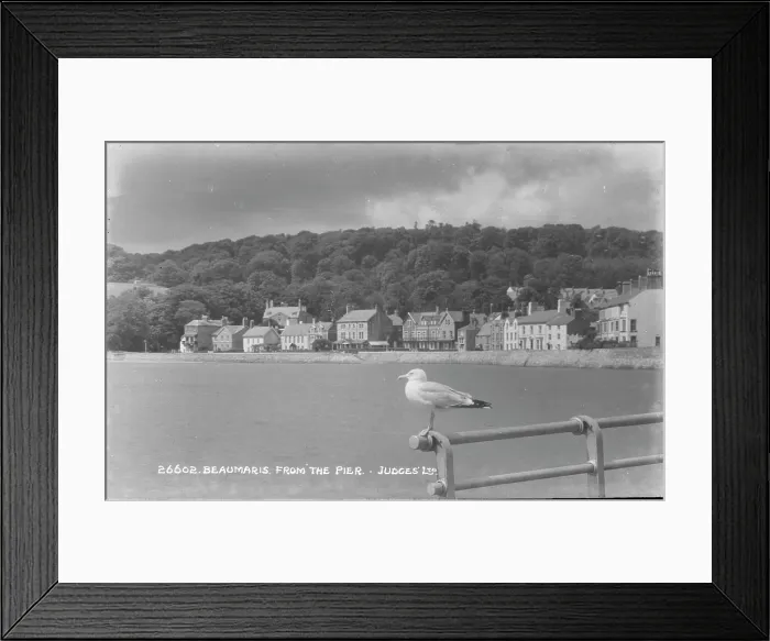 Framed Print : View of Beaumaris from the Pier Framed Print : View of Beaumaris from the Pier
