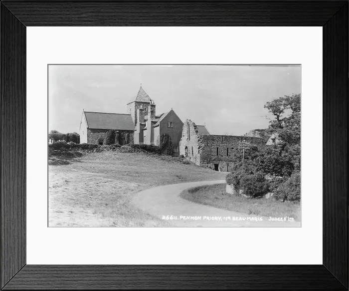 Framed Print : Penmon Priory near Beaumaris Framed Print : Penmon Priory near Beaumaris