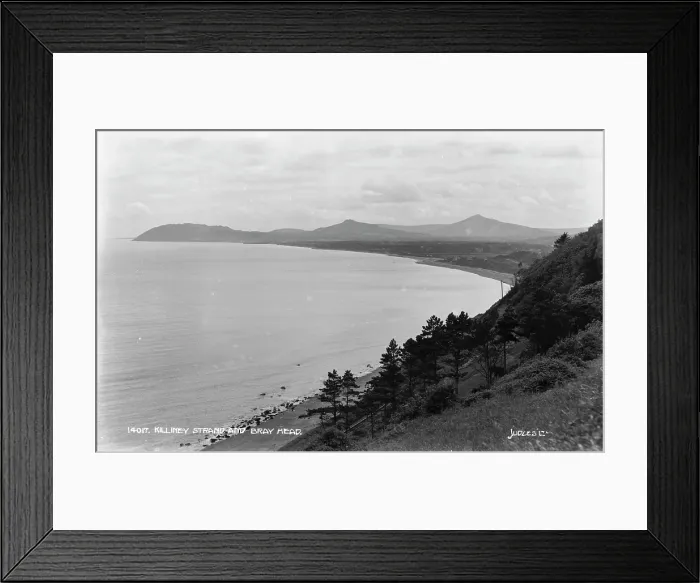 Framed Print : Killiney Strand and Bray Head Framed Print : Killiney Strand and Bray Head