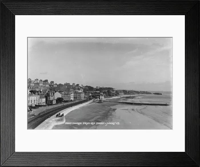 Framed Print : Dawlish from Lea Mount Framed Print : Dawlish from Lea Mount