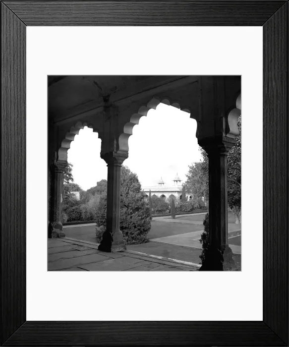 Framed Print : View through arches, Madhya Pradesh, India Framed Print : View through arches, Madhya Pradesh, India