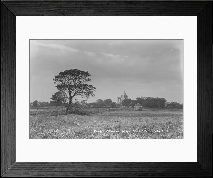 Framed Print : Crowland Abbey from the Southeast Framed Print : Crowland Abbey from the Southeast