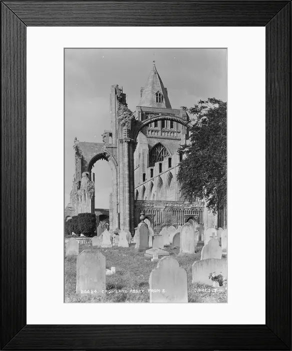 Framed Print : Croyland Abbey from the East Framed Print : Croyland Abbey from the East