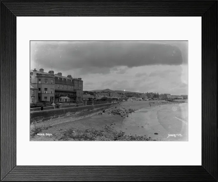 Framed Print : Coastal View of Bray