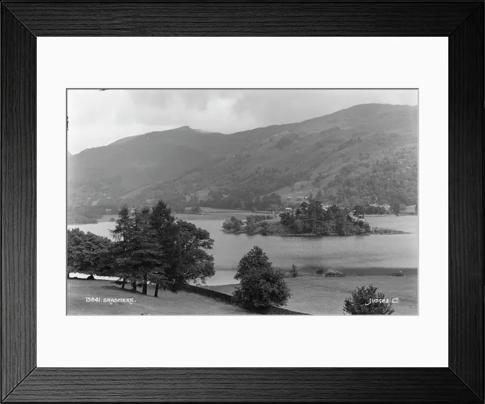 Framed Print : Scenic View of Grasmere Lake Framed Print : Scenic View of Grasmere Lake