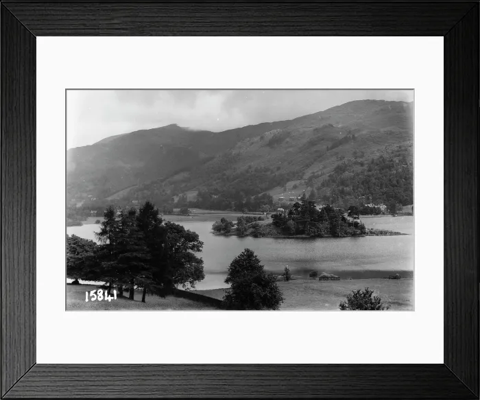 Framed Print : Serene Lake Landscape Framed Print : Serene Lake Landscape