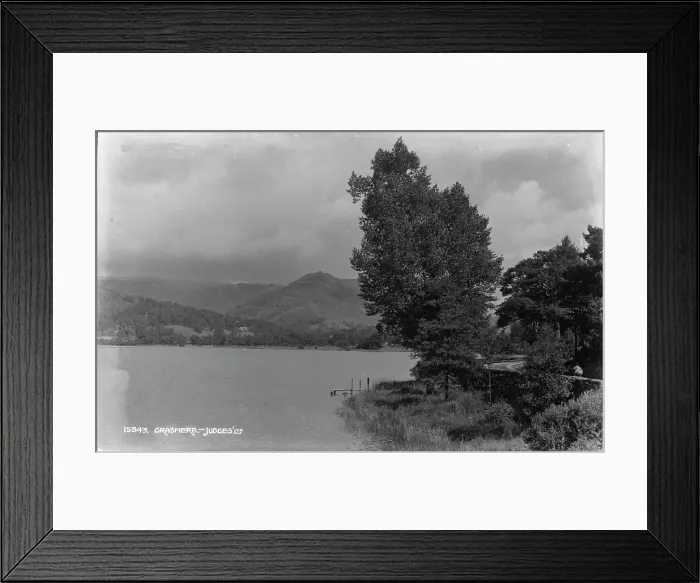 Framed Print : Grasmere Lake View Framed Print : Grasmere Lake View