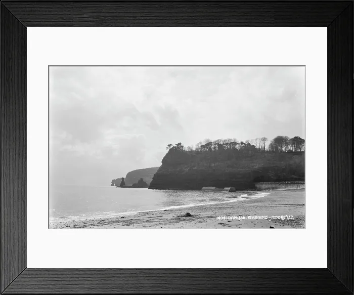 Framed Print : Dawlish Coastline at Dusk Framed Print : Dawlish Coastline at Dusk