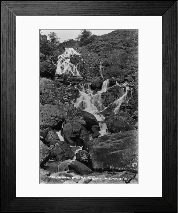 Framed Print : Sour Milk Ghyll Waterfall Framed Print : Sour Milk Ghyll Waterfall