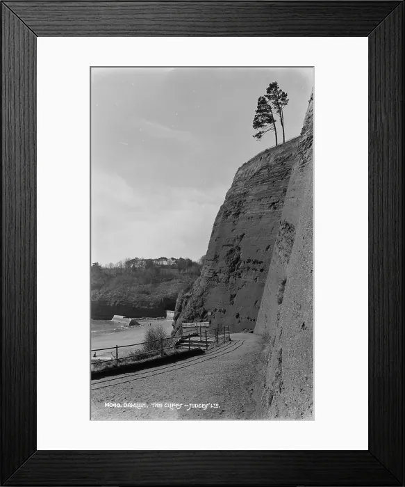 Framed Print : The Cliffs at Dawlish Framed Print : The Cliffs at Dawlish