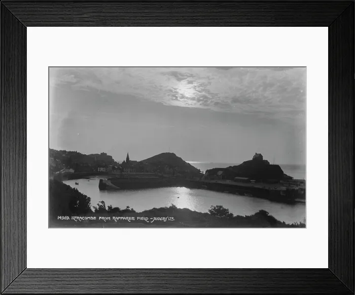 Framed Print : Ilfracombe from Rapparee Field Framed Print : Ilfracombe from Rapparee Field