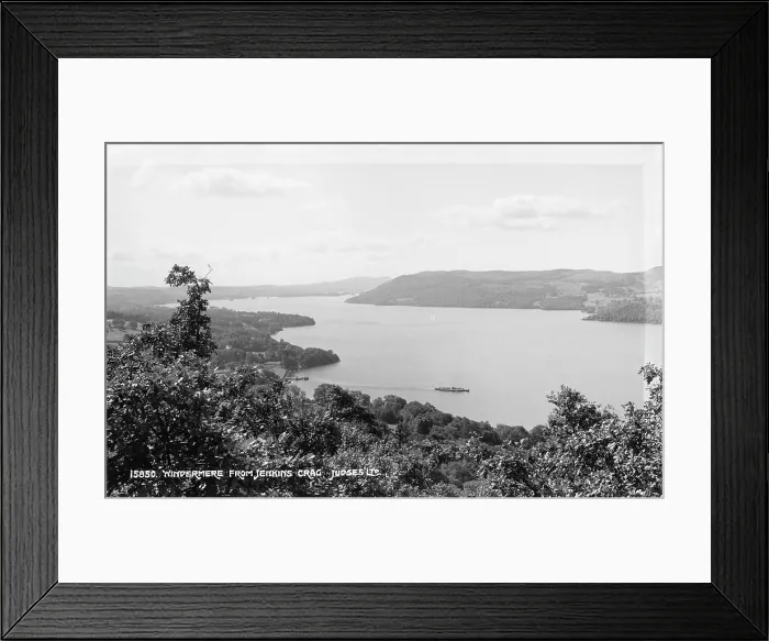 Framed Print : View of Windermere from Jenkins Crag Framed Print : View of Windermere from Jenkins Crag
