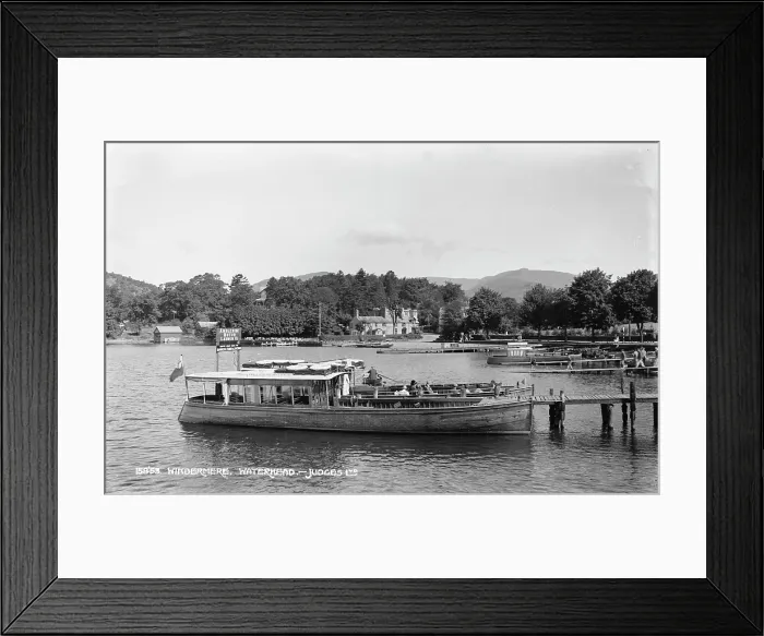 Framed Print : Scenic View of Windermere Waterhead Framed Print : Scenic View of Windermere Waterhead