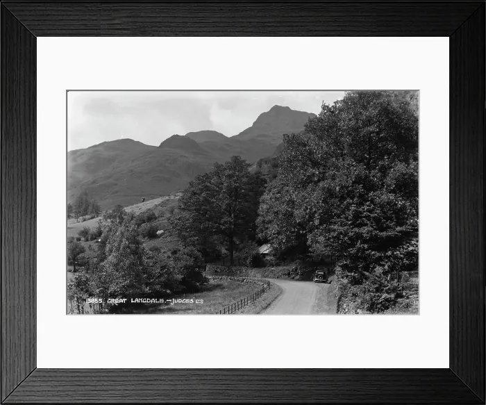 Framed Print : Great Langdale Framed Print : Great Langdale