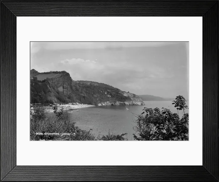 Framed Print : Scenic View of Oddicombe Beach Framed Print : Scenic View of Oddicombe Beach