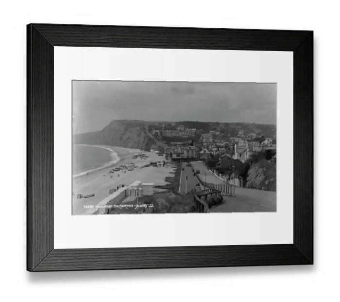 Framed Print : Budleigh Salterton Seaside View Framed Print : Budleigh Salterton Seaside View