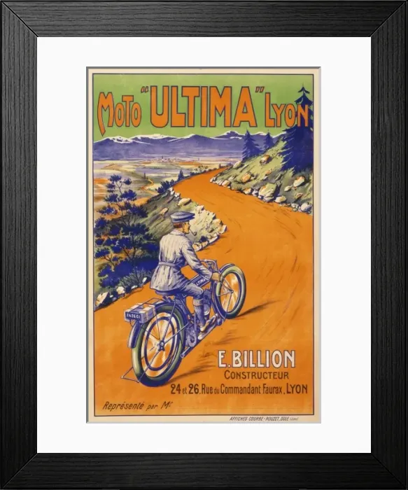 Framed Print : Ultima advertising poster Framed Print : Ultima advertising poster