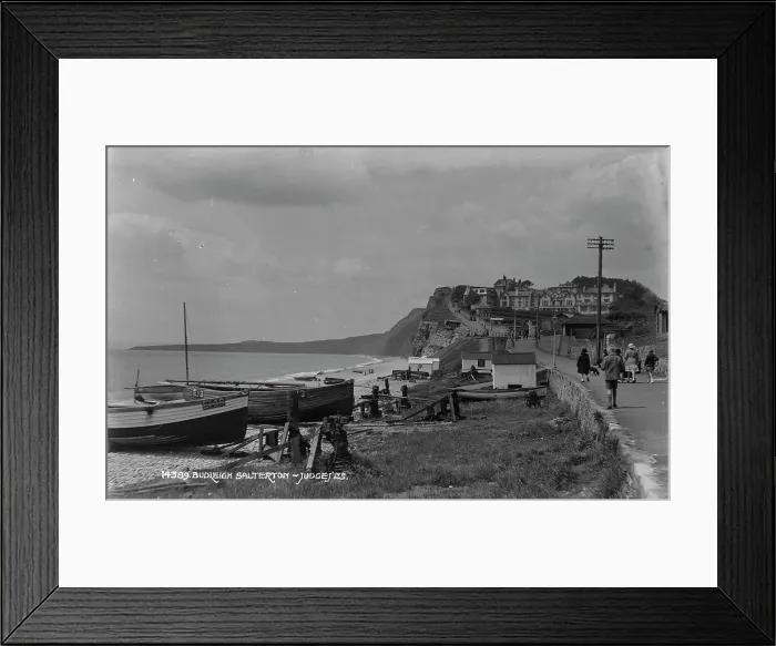 Framed Print : Coastal Scene at Budleigh Salterton Framed Print : Coastal Scene at Budleigh Salterton