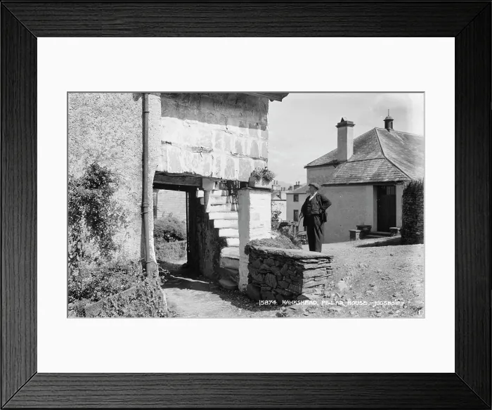 Framed Print : Pillar House in Hawkshead Framed Print : Pillar House in Hawkshead