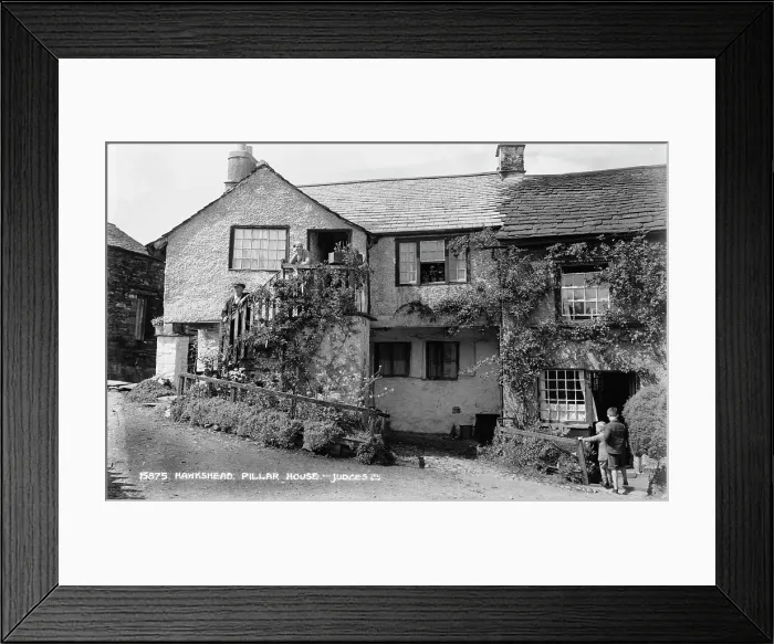 Framed Print : Pillar House in Hawkshead Framed Print : Pillar House in Hawkshead