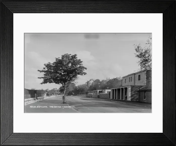 Framed Print : The Baths in Exmouth Framed Print : The Baths in Exmouth