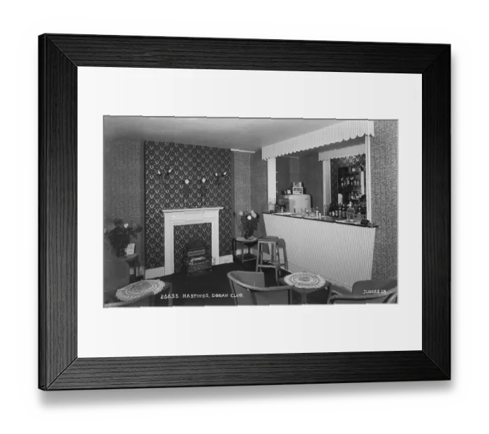 Framed Print : Interior of Doran Club Framed Print : Interior of Doran Club