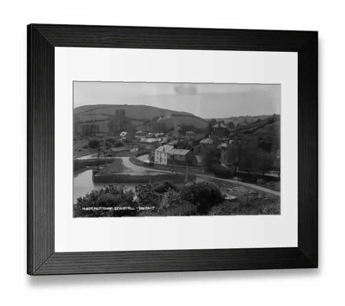 Framed Print : Scenic View of Pentewan