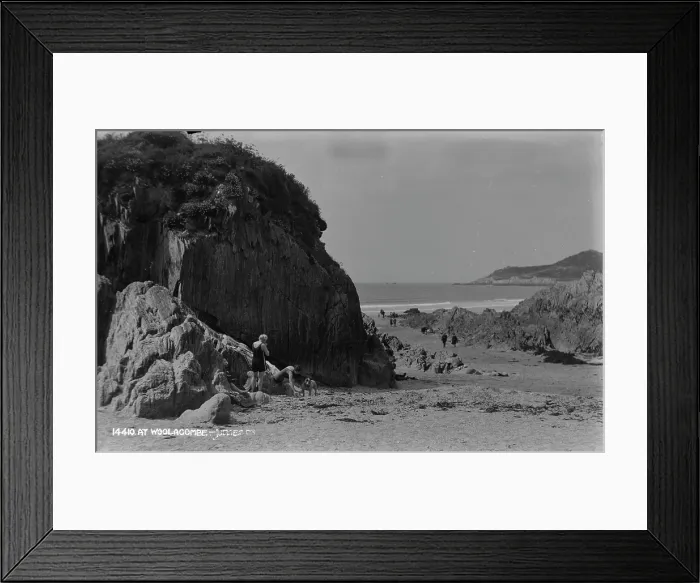 Framed Print : A Day at Woolacombe Beach Framed Print : A Day at Woolacombe Beach