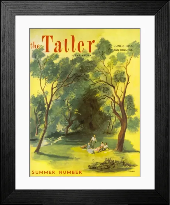 Framed Print : The Tatler front cover 1956 Framed Print : The Tatler front cover 1956