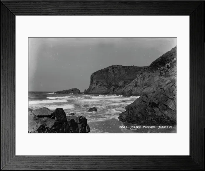 Framed Print : Plemont Bay, Jersey Framed Print : Plemont Bay, Jersey