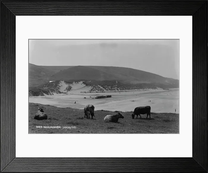 Framed Print : Scenic View of Woolacombe Beach Framed Print : Scenic View of Woolacombe Beach