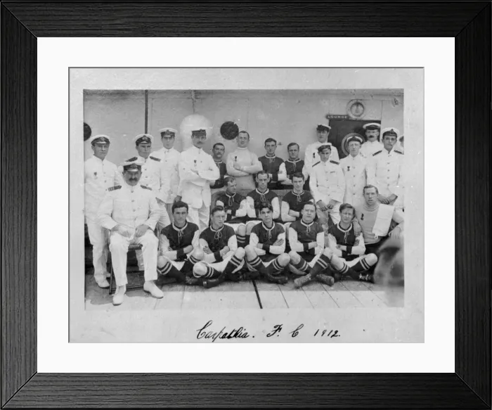 Framed Print : RMS Carpathia Football Club Framed Print : RMS Carpathia Football Club