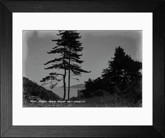 Framed Print : Scenic View Above Bouley Bay Framed Print : Scenic View Above Bouley Bay