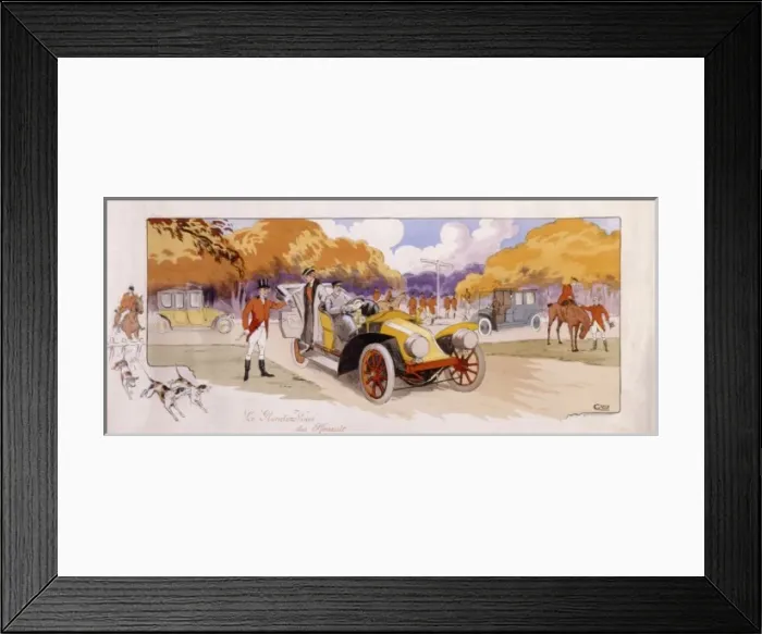 Framed Print : Cars at the hunt Framed Print : Cars at the hunt
