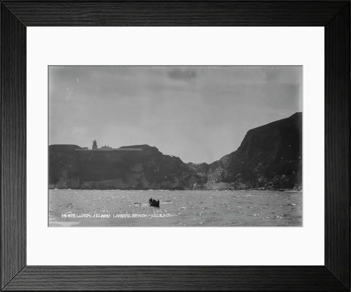 Framed Print : Lundy Island Landing Beach Framed Print : Lundy Island Landing Beach