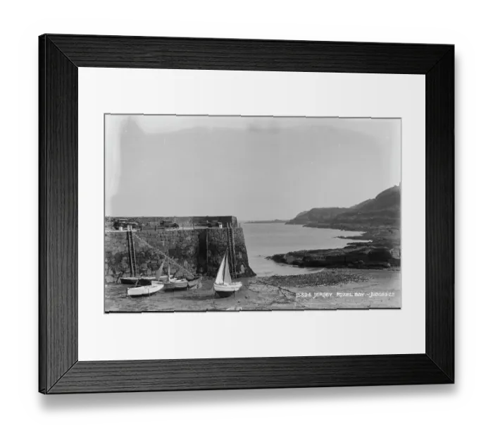 Framed Print : Rozel Bay, Jersey Framed Print : Rozel Bay, Jersey
