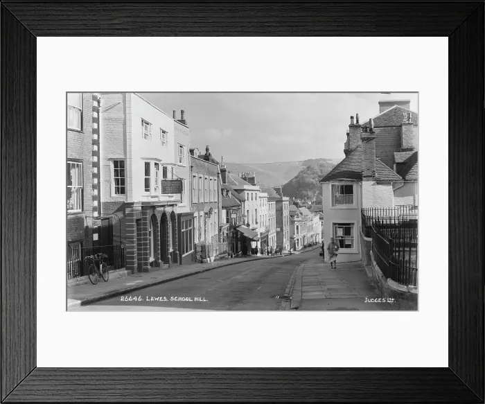 Framed Print : School Hill in Lewes Framed Print : School Hill in Lewes
