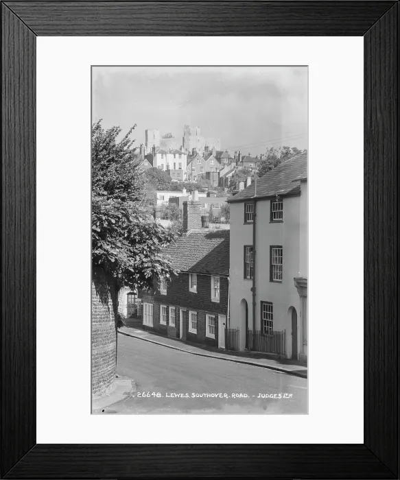 Framed Print : View of Southover Road in Lewes Framed Print : View of Southover Road in Lewes