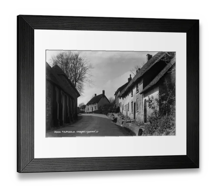 Framed Print : A Quiet Street in Tolpuddle Framed Print : A Quiet Street in Tolpuddle