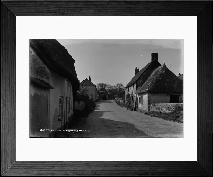 Framed Print : A Quiet Street in Tolpuddle Framed Print : A Quiet Street in Tolpuddle